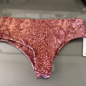 Acacia - Duke Lining Swim Bottom Currant Snake
